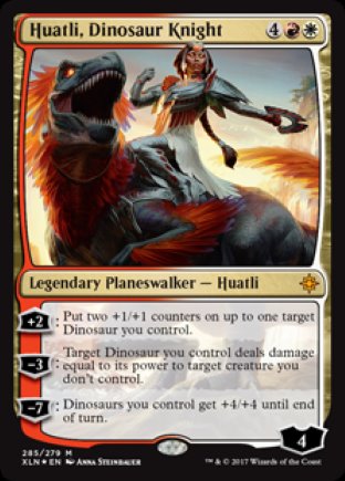 Huatli, Dinosaur Knight | Ixalan