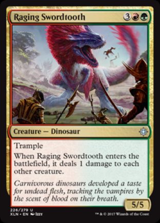 Raging Swordtooth | Ixalan