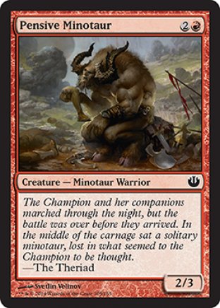 Pensive Minotaur | Journey into Nyx