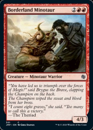 Borderland Minotaur | Jumpstart