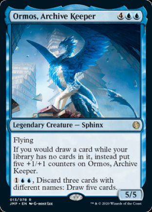 Ormos, Archive Keeper | Jumpstart