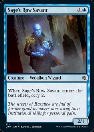 Sage’s Row Savant | Jumpstart