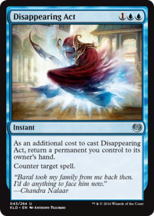 Disappearing Act | Kaladesh