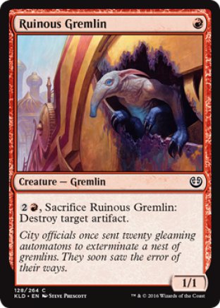 Ruinous Gremlin | Kaladesh