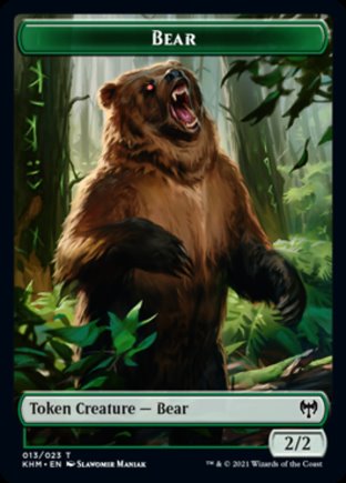 Bear token | Kaldheim