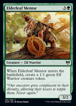 Elderleaf Mentor | Kaldheim