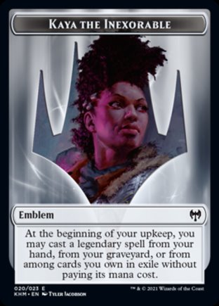 Kaya the Inexorable token | Kaldheim