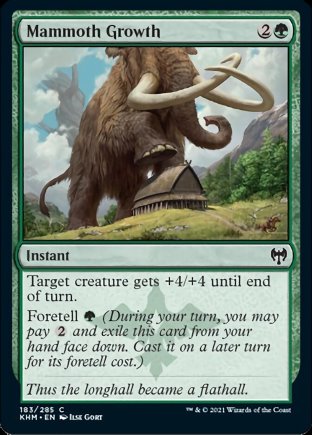 Mammoth Growth | Kaldheim