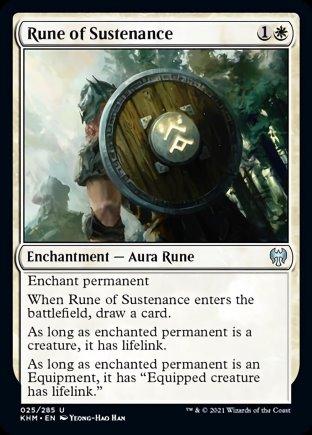 Rune of Sustenance | Kaldheim