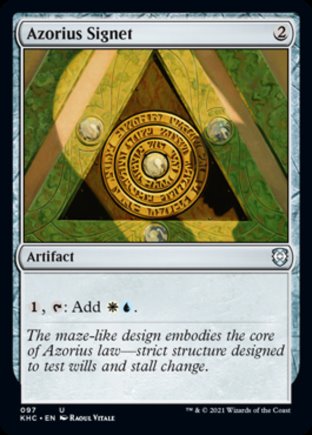 Azorius Signet | Kaldheim Commander