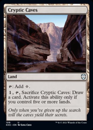 Cryptic Caves | Kaldheim Commander