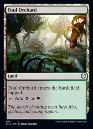 Foul Orchard | Kaldheim Commander