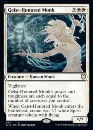 Geist-Honored Monk | Kaldheim Commander