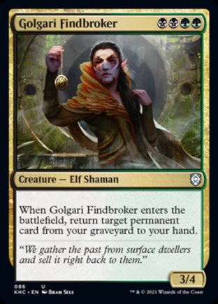 Golgari Findbroker | Kaldheim Commander