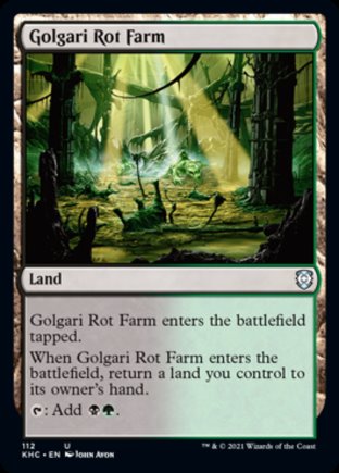 Golgari Rot Farm | Kaldheim Commander