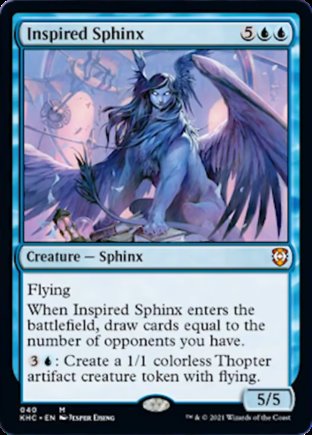 Inspired Sphinx | Kaldheim Commander