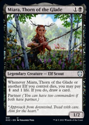 Miara, Thorn of the Glade | Kaldheim Commander