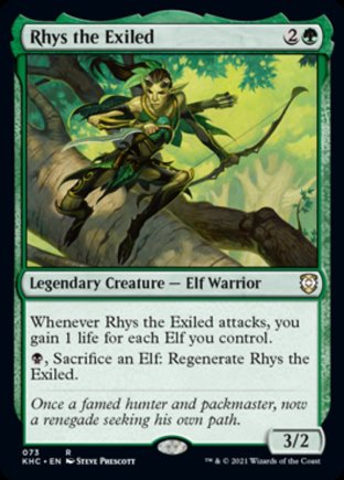 Rhys the Exiled | Kaldheim Commander