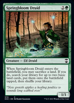 Springbloom Druid | Kaldheim Commander