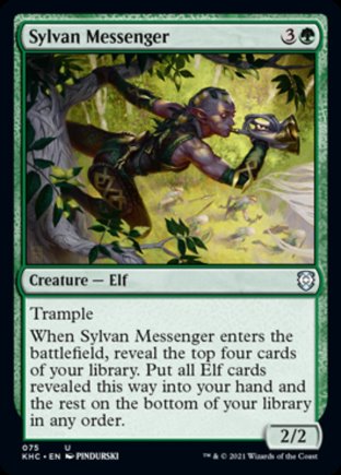 Sylvan Messenger | Kaldheim Commander