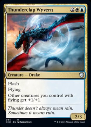 Thunderclap Wyvern | Kaldheim Commander