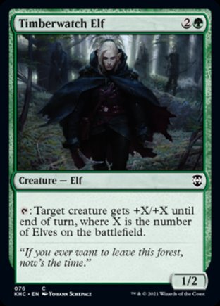 Timberwatch Elf | Kaldheim Commander