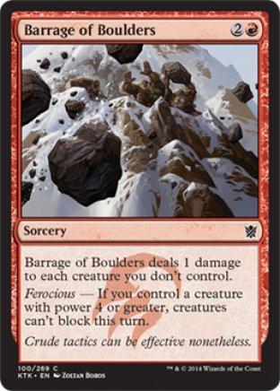 Barrage of Boulders | Khans of Tarkir