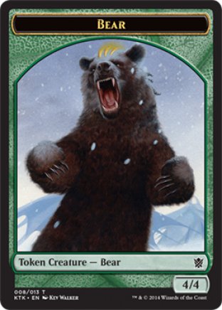 Bear token | Khans of Tarkir