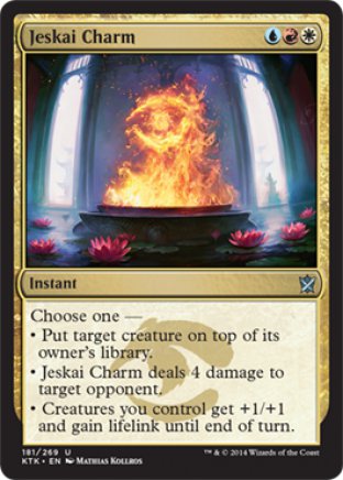 Jeskai Charm | Khans of Tarkir