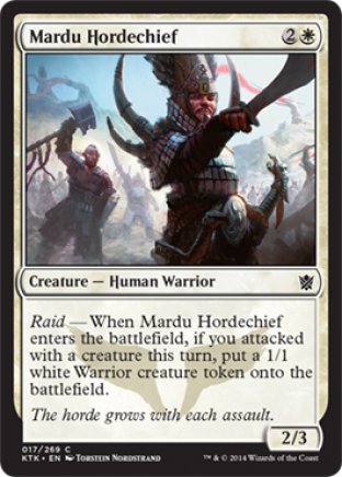 Mardu Hordechief | Khans of Tarkir