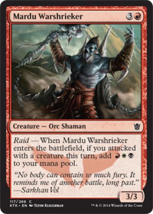 Mardu Warshrieker | Khans of Tarkir