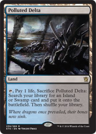 Polluted Delta | Khans of Tarkir