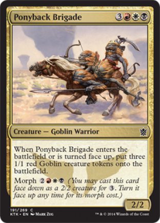 Ponyback Brigade | Khans of Tarkir