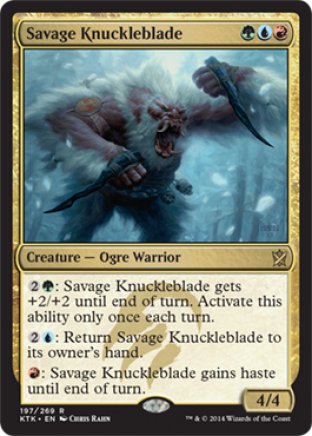 Savage Knuckleblade | Khans of Tarkir