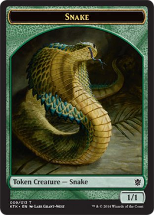 Snake token | Khans of Tarkir