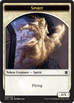 Spirit token | Khans of Tarkir