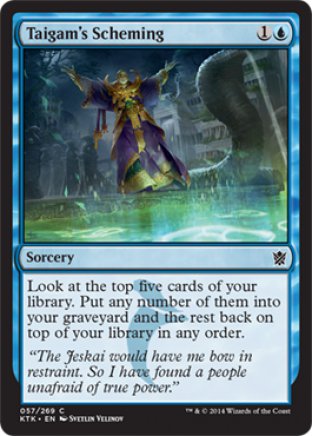 Taigam’s Scheming | Khans of Tarkir