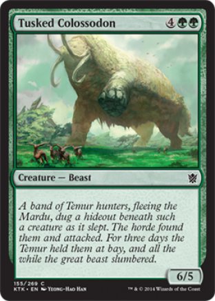 Tusked Colossodon | Khans of Tarkir