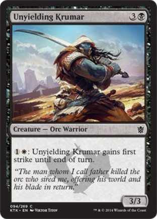 Unyielding Krumar | Khans of Tarkir