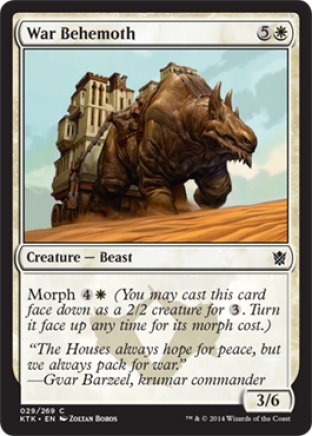 War Behemoth | Khans of Tarkir