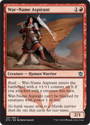 War-Name Aspirant | Khans of Tarkir