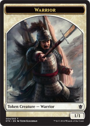 Warrior token | Khans of Tarkir