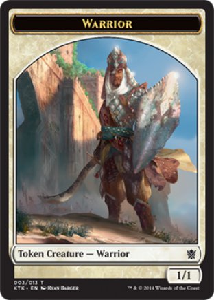 Warrior token | Khans of Tarkir