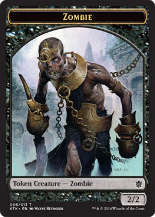 Zombie token | Khans of Tarkir