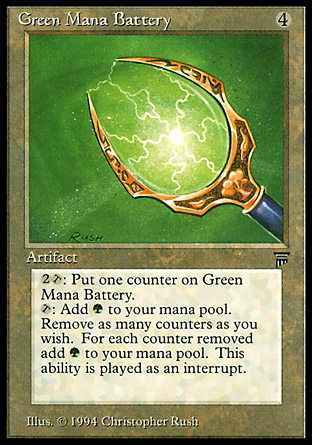 Green Mana Battery | Legends