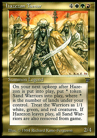 Hazezon Tamar | Legends