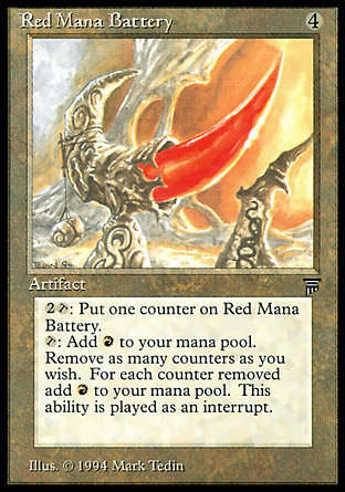 Red Mana Battery | Legends