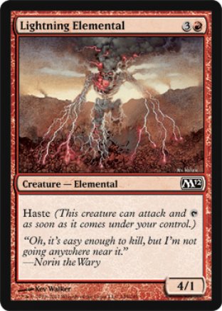 Lightning Elemental | M12