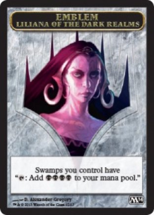 Liliana of the Dark Realms emblem | M14