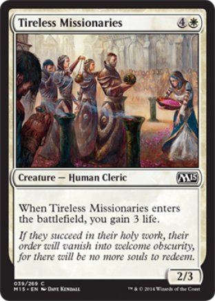 Tireless Missionaries | M15